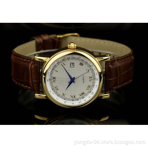Leather Western Wrist Watch for Men